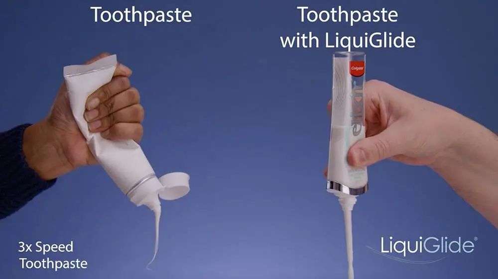 再也不用「擠牙膏」，高露潔換上的「潤滑劑」包裝，讓牙膏從此一滴不剩